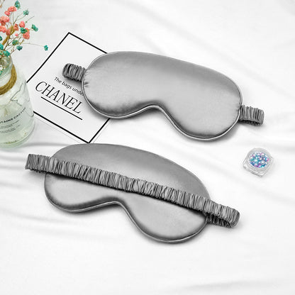 Double-sided Silk Eye Mask Sleep Shading Silk Transparent